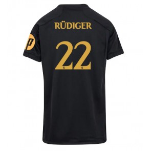 Real Madrid Antonio Rudiger #22 Rezervni Dres za Ženska 2023-24 Kratak Rukavima